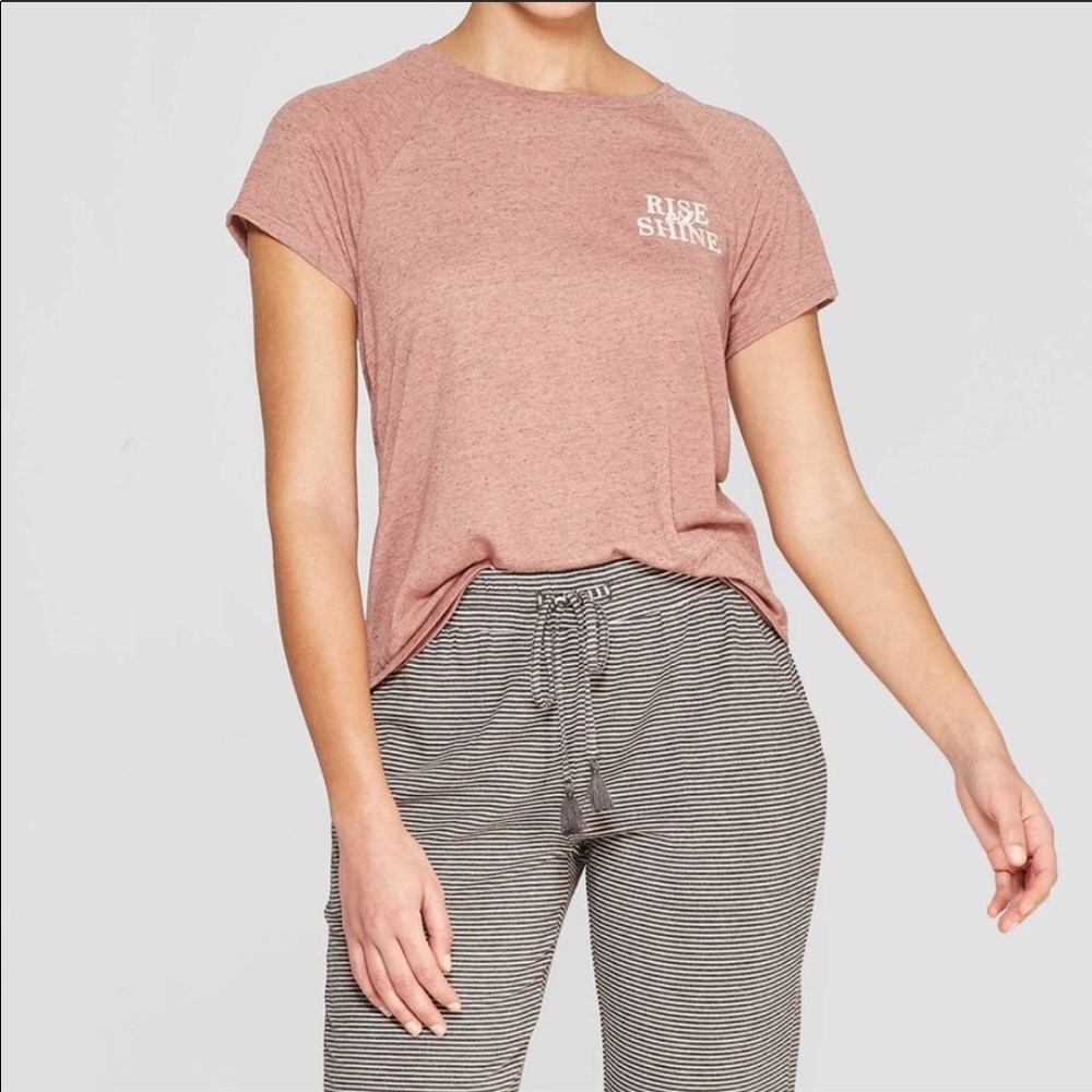 Stars Above, Pajama Top, Pajama, Mauve, XL